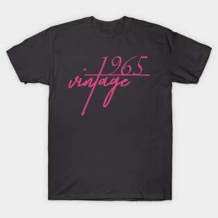 1965 Vintage. 55th Birthday Cool Gift Idea T-Shirt